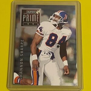 Shannon Sharpe #112 1996 Playoff Prime Football Trading Card